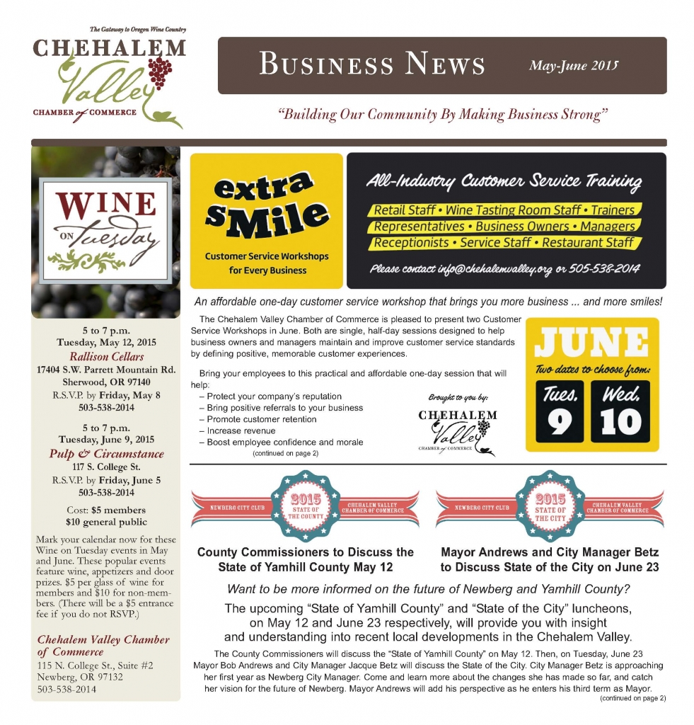 2015 May-June Chamber News