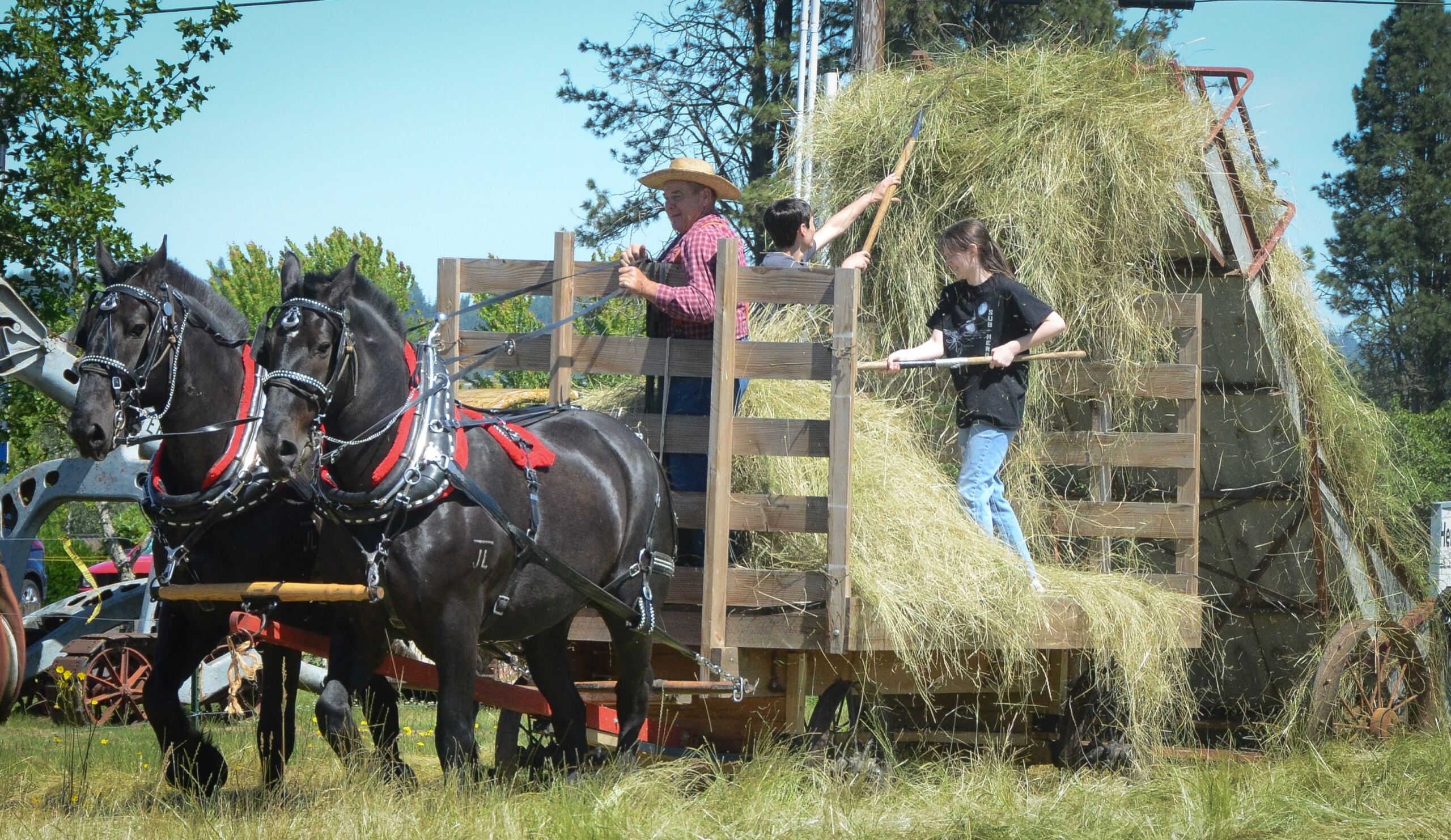 Yamhill County Historical Society Hay Day Demo