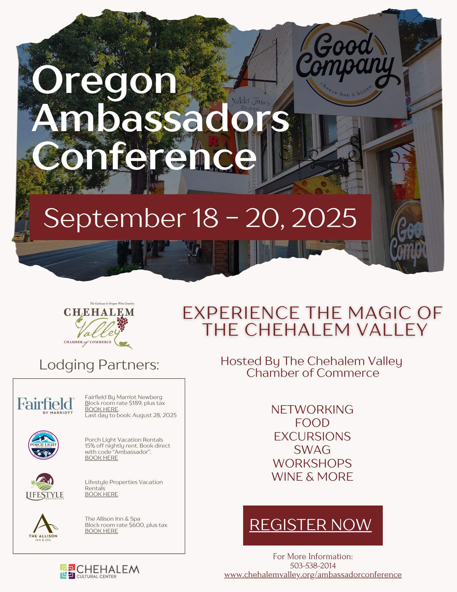 Oregon Ambassadors Conference Poster